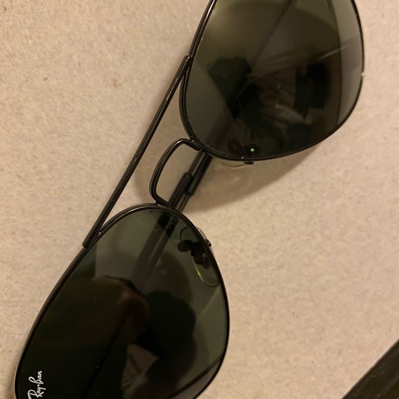 Ray-Ban Aviator Classic ALL Black - Picture 8 of 9
